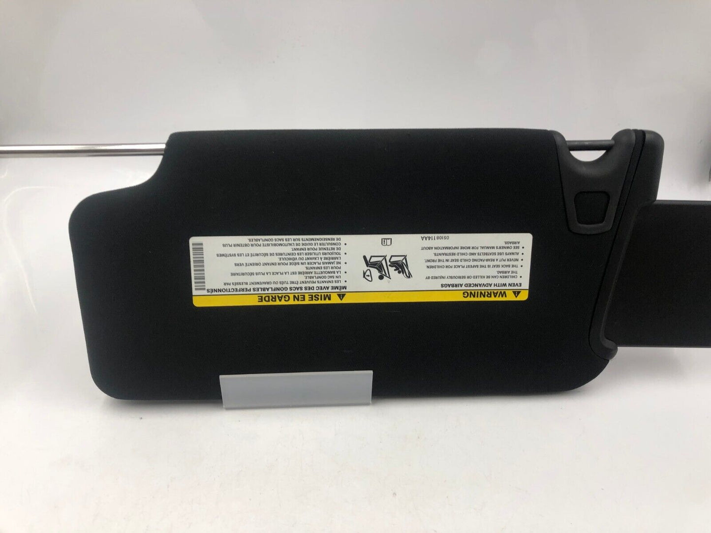 2015-2022 Dodge Charger Passenger Sun Visor Sunvisor Black Illuminated B03B39067