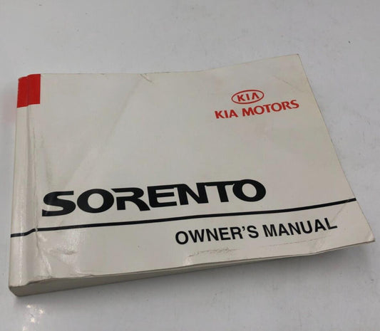 2002 Kia Sorento Owners Manual Handbook OEM E02B27018