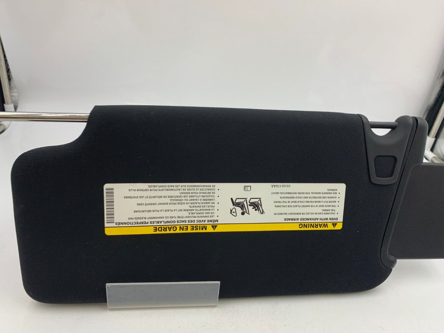 2015-2020 Chrysler 200 Passenger Sunvisor Black Illuminated OEM B01B12051