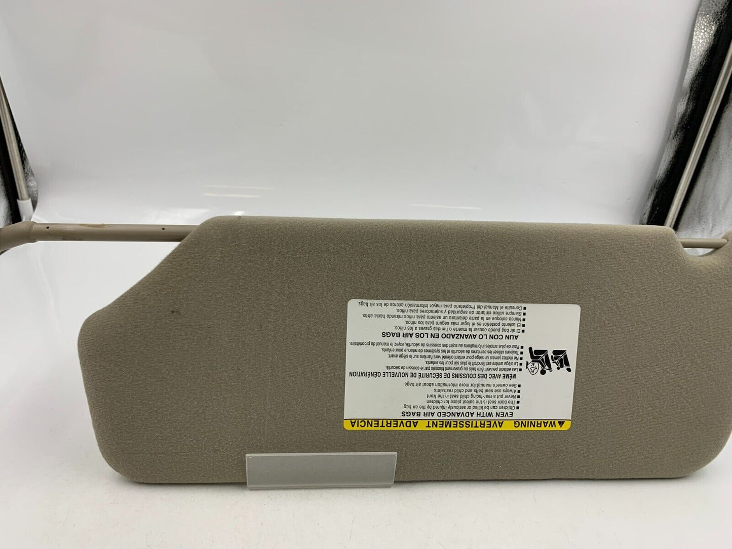 2011-2014 Toyota Sienna Passenger Sun Visor Sunvisor Gray Illuminated C01B10064