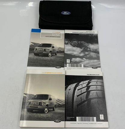 2013 Ford E-Series Owners Manual Handbook Set with Case OEM B01B05011