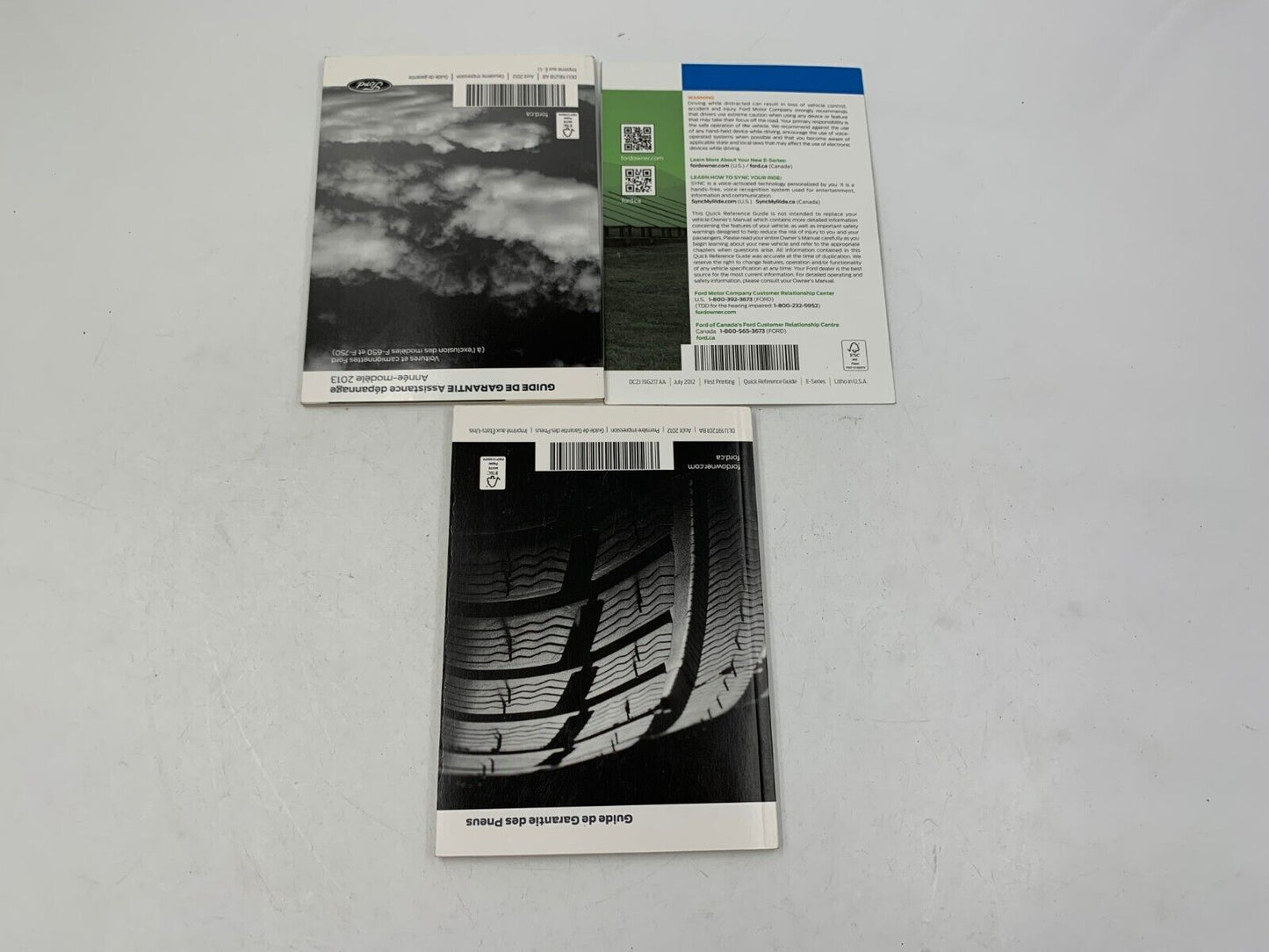 2013 Ford E-Series Owners Manual Handbook Set with Case OEM B01B05011