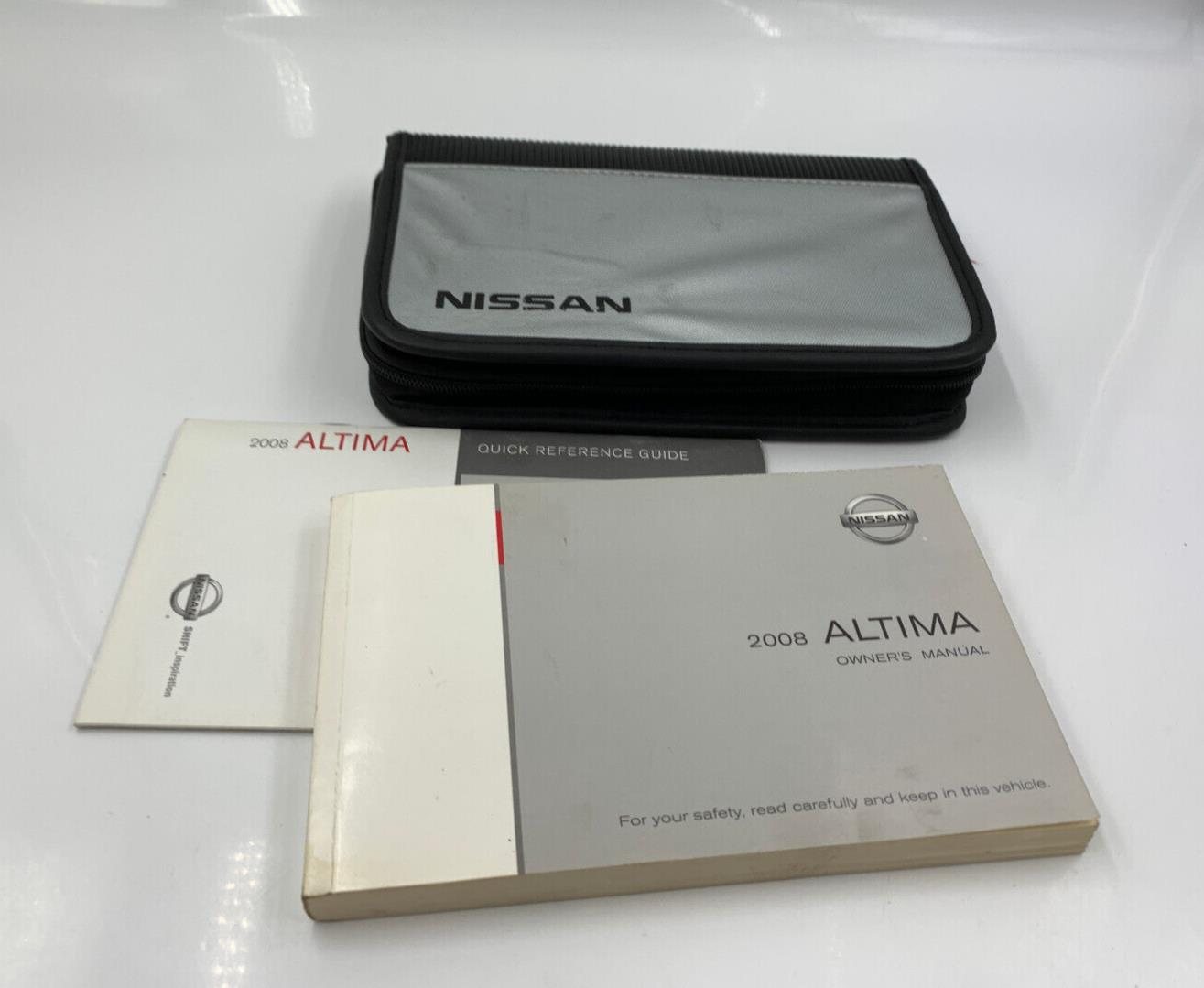 2008 Nissan Altima Owners Manual Handbook Set with Case OEM G03B30060