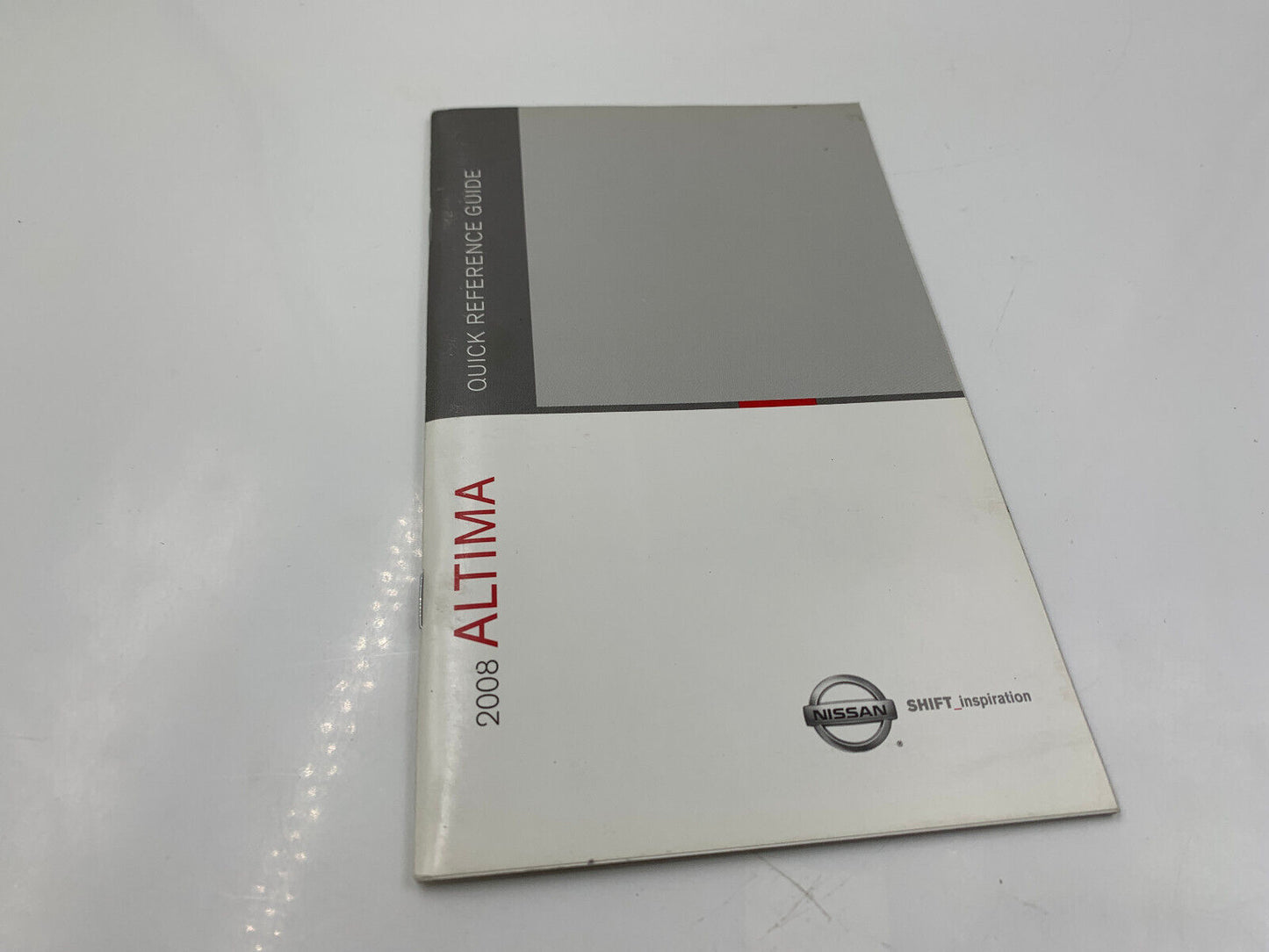 2008 Nissan Altima Owners Manual Handbook Set with Case OEM G03B30060