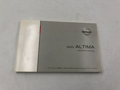 2003 Nissan Altima Owners Manual OEM C02B09050