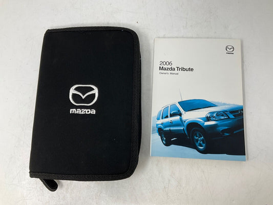 2006 Mazda Tribute Owners Manual Set with Case OEM A01B22017