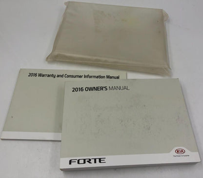 2016 Kia Optima Sedan Owners Manual Handbook Set with Case OEM F01B06085