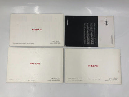 2004 Nissan Maxima Owners Manual Handbook Set with Case OEM I02B17022