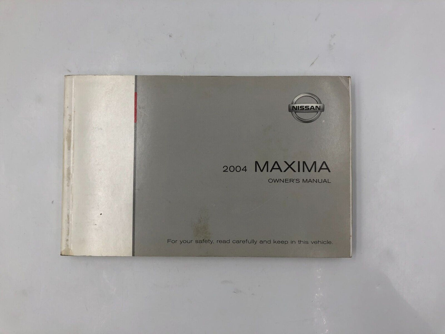 2004 Nissan Maxima Owners Manual Handbook Set with Case OEM I02B17022