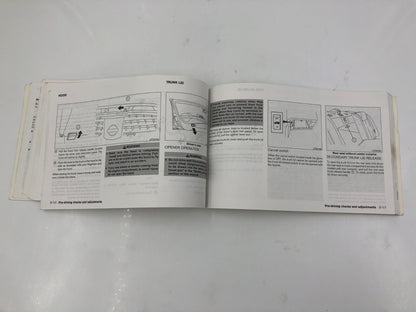 2004 Nissan Maxima Owners Manual Handbook Set with Case OEM I02B17022