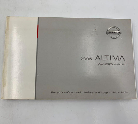 2005 Nissan Altima Owners Manual Handbook OEM D01B17053