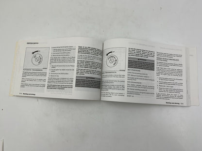 2005 Nissan Altima Owners Manual Handbook OEM D01B17053