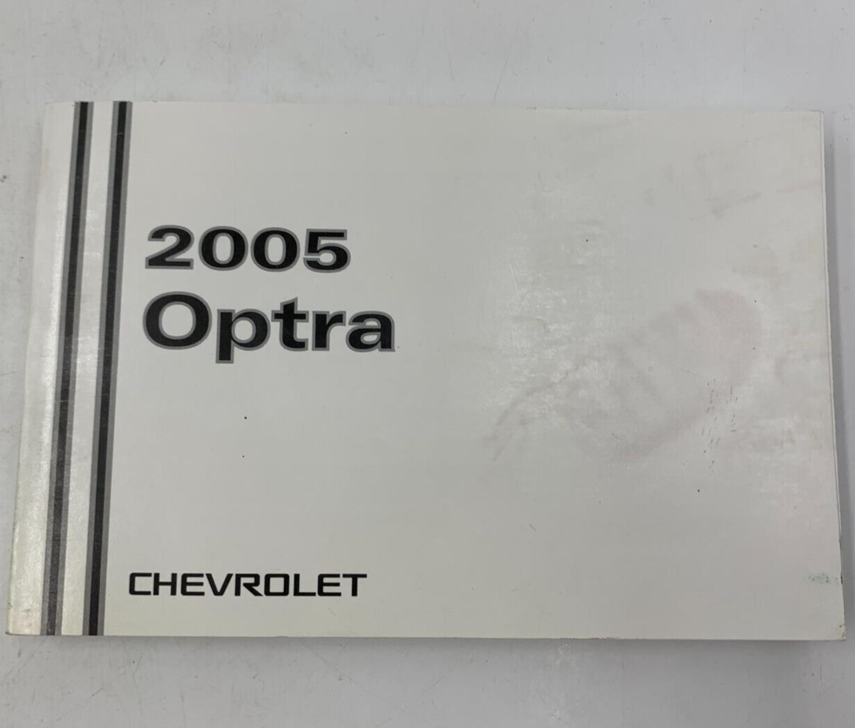 2005 Chevrolet Optra Owners Manual Handbook OEM D01B17055