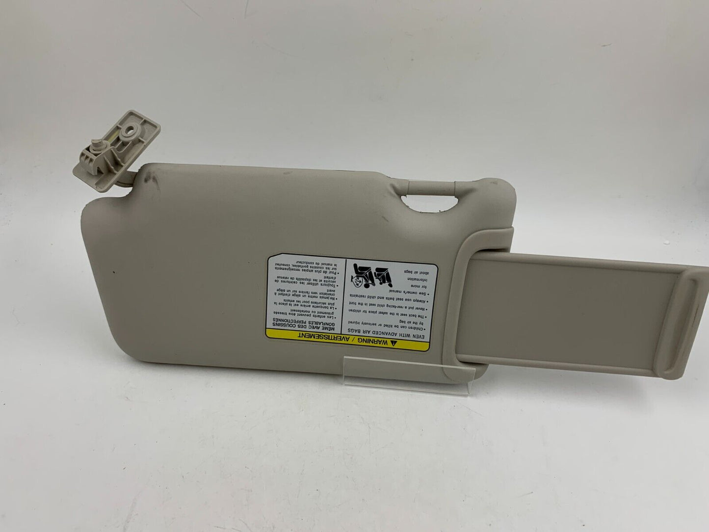 2013-2015 Nissan Versa Passenger Sun Visor Sunvisor Gray OEM B01B27084