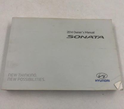 2014 Hyundai Sonata Owners Manual Handbook OEM F04B23058