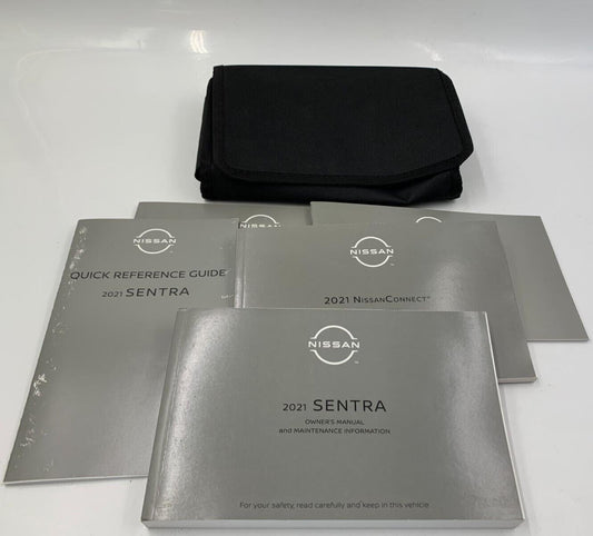 2021 Nissan Sentra Owners Manual Handbook Set with Case OEM B03B50024