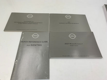 2021 Nissan Sentra Owners Manual Handbook Set with Case OEM B03B50024