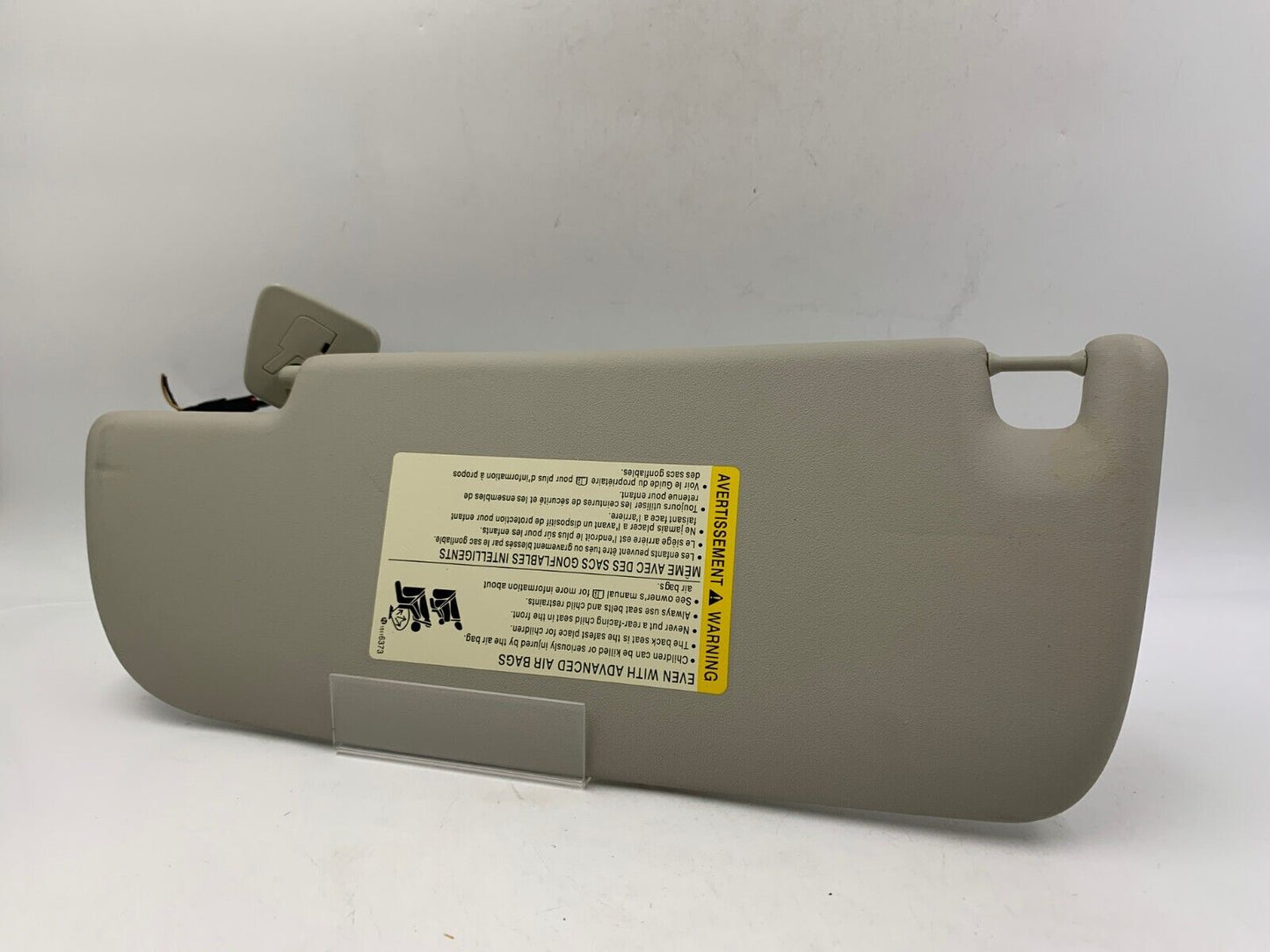 2004-2011 Saab 9-3 Passenger Sun Visor Sunvisor Gray Illuminated OEM A01B19055