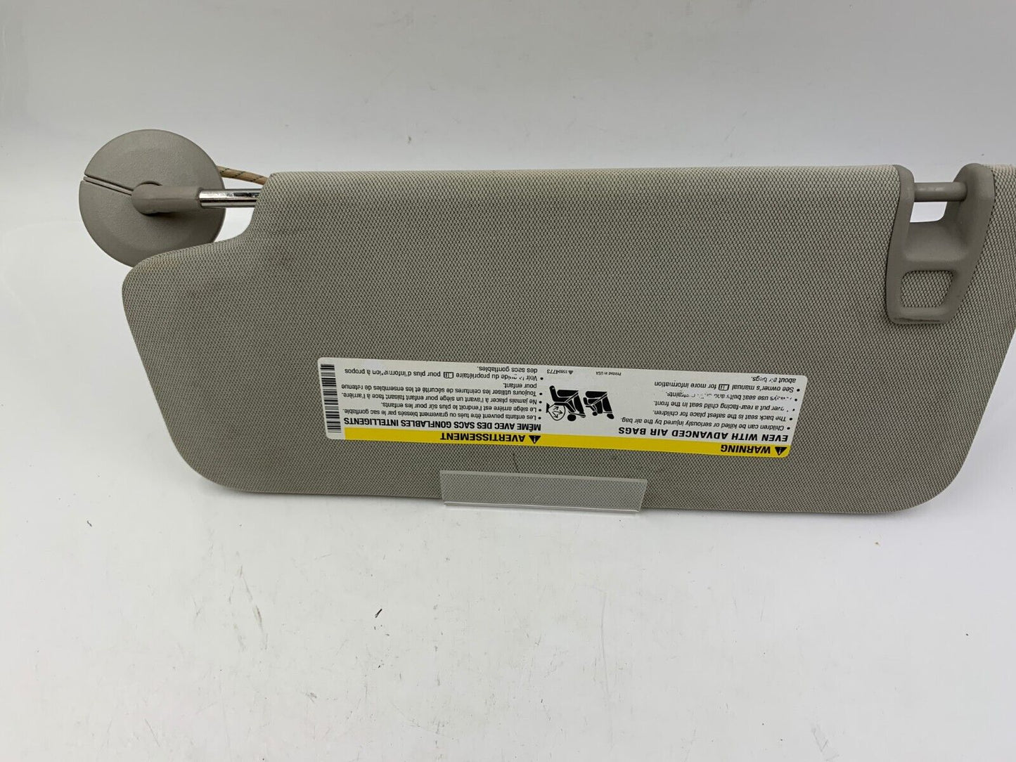 2010-2017 Chevrolet Equinox Passenger Sunvisor Gray Illuminated OEM A02B35048