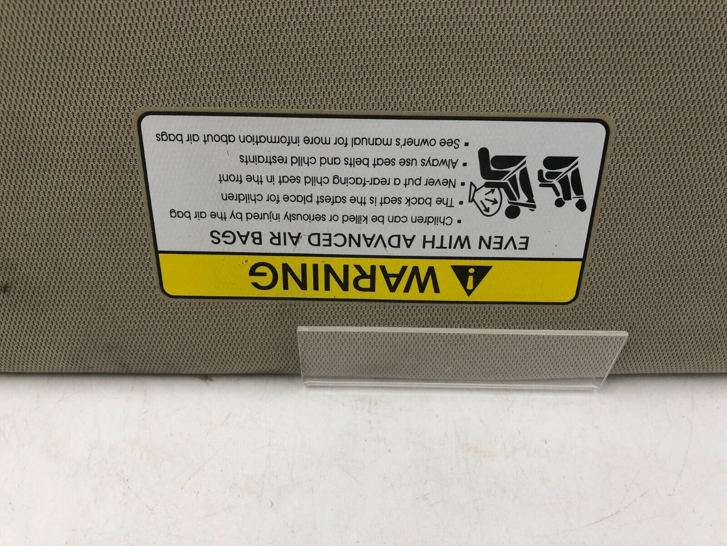 2011-2016 Kia Optima Driver Sun Visor Sunvisor Gray Illuminated OEM A01B49040