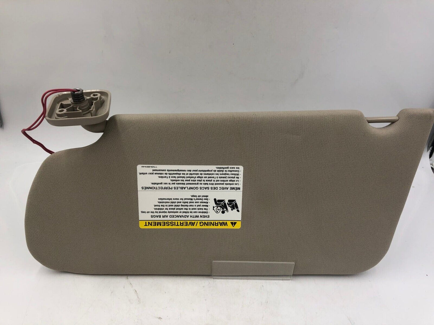 2009-2012 Ford Flex Passenger Sun Visor Sunvisor Gray Illuminated OEM A03B50069