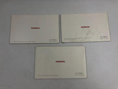 2005 Nissan Maxima Owners Manual Handbook with Case OEM B03B48028