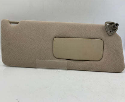 2002-2004 Toyota Camry Passenger Sun Visor Sunvisor Beige OEM C03B02031