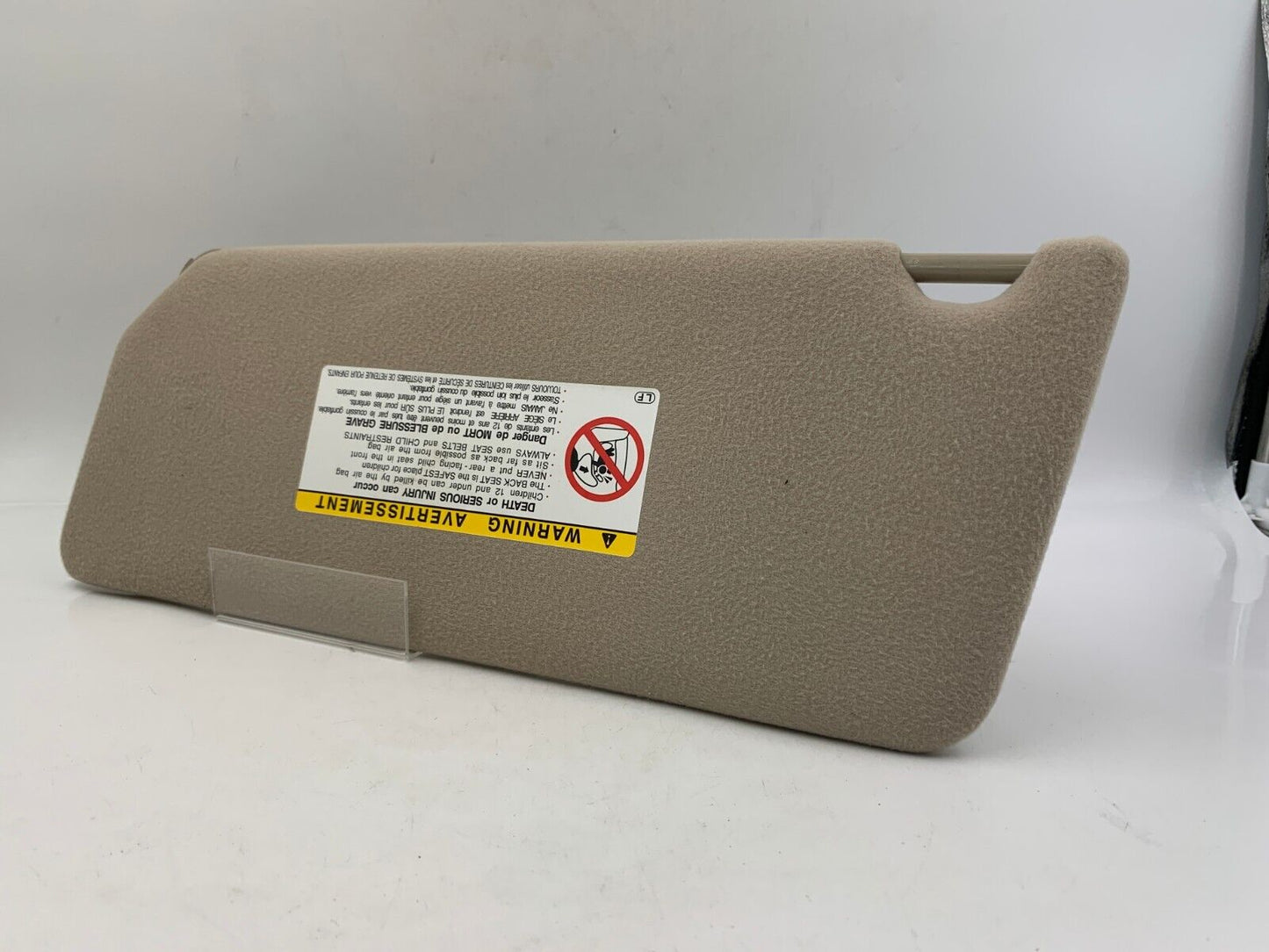 2002-2004 Toyota Camry Passenger Sun Visor Sunvisor Beige OEM C03B02031