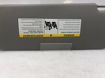 2012-2015 BMW X1 Passenger Sun Visor Sunvisor Gray Illuminated OEM A04B17044