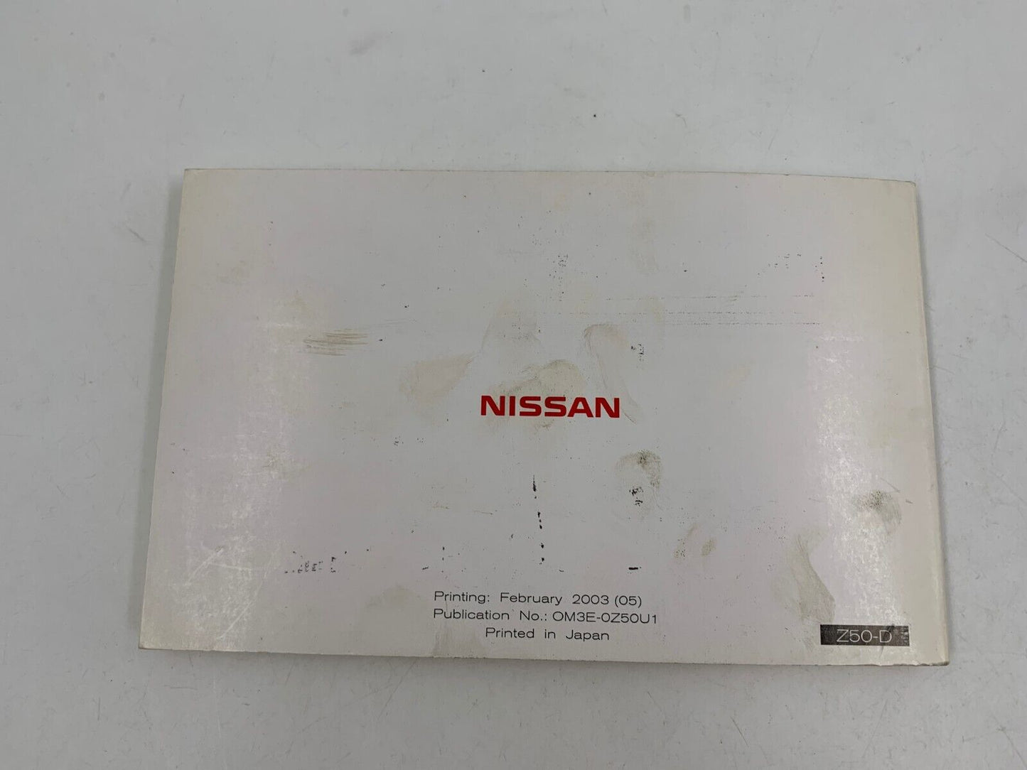 2003 Nissan Murano Owners Manual Handbook Set OEM A04B34024