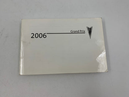 2006 Pontiac Grand Prix Owners Manual Handbook Set with Case OEM B02B41042