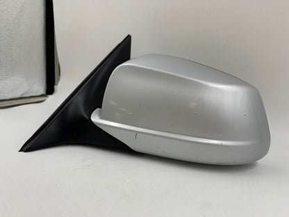 2012-2013 BMW 535i Driver Side View Power Door Mirror Silver OEM B02B07040