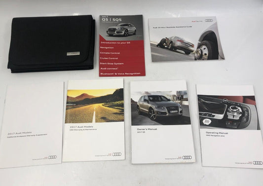 2017 Audi Q5 Owners Manual Handbook Set OEM A01B44026