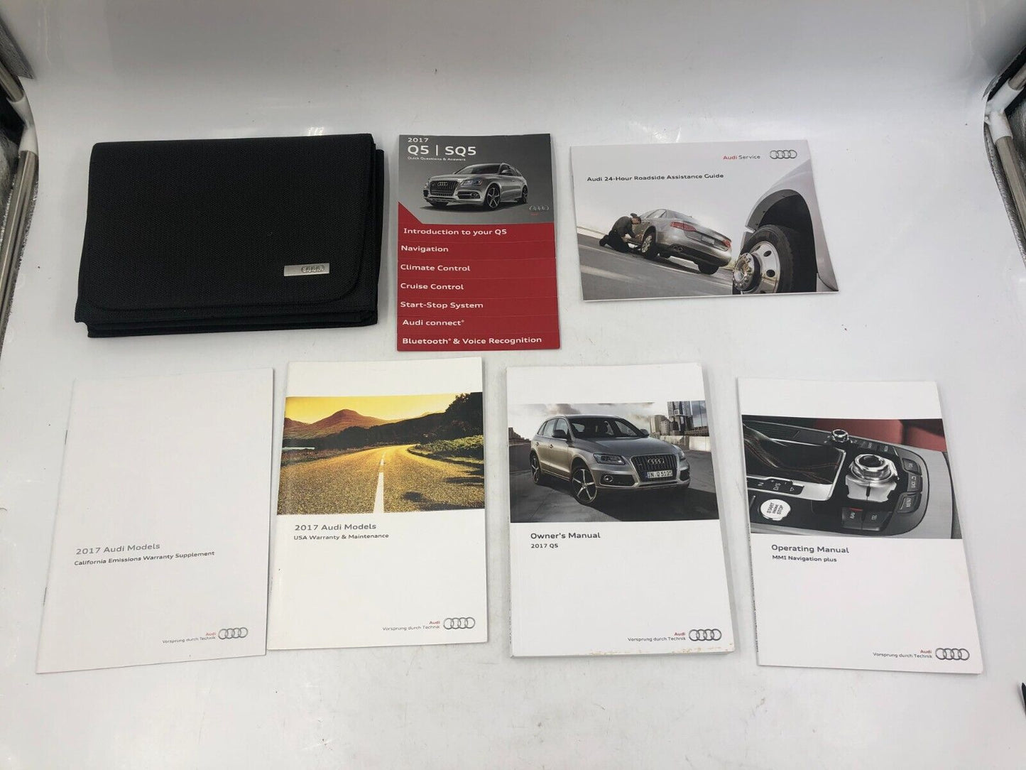 2017 Audi Q5 Owners Manual Handbook Set OEM A01B44026