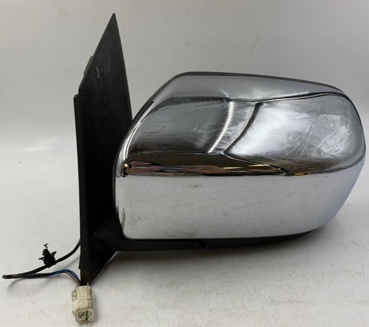 2007-2009 Mazda CX-7 Driver Side View Power Door Mirror Chrome OEM B02B10029