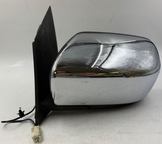 2007-2009 Mazda CX-7 Driver Side View Power Door Mirror Chrome OEM B02B10029