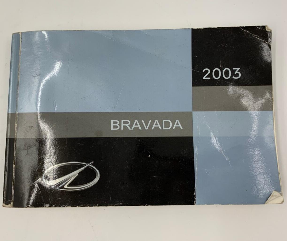 2003 Oldsmobile Bravada Owners Manual Handbook OEM B01B11042