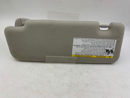 2010-2015 Toyota Prius Passenger Sunvisor Illuminated Gray OEM B03B56032