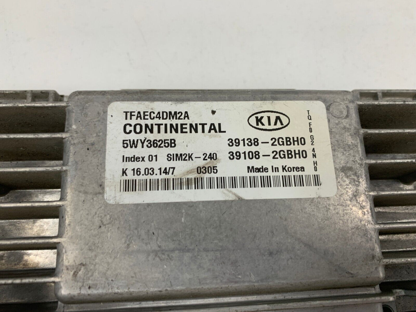 2014-2015 Kia Optima Engine Control Module Unit ECU ECM OEM A02B19032