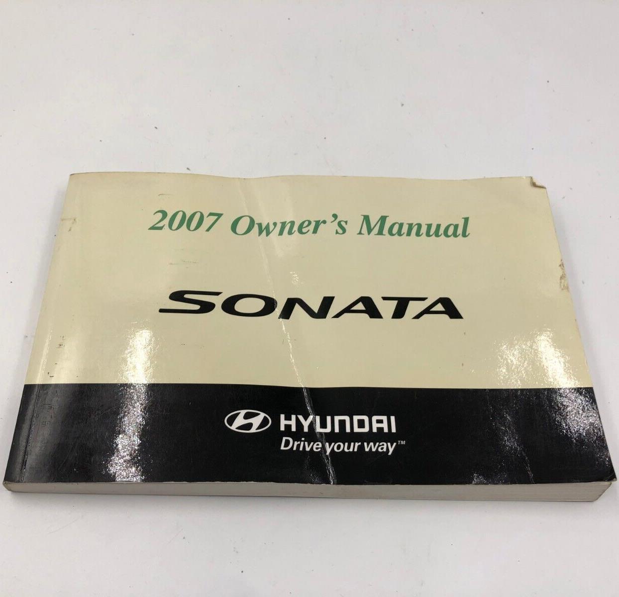 2007 Hyundai Sonata Owners Manual Handbook OEM C01B47026