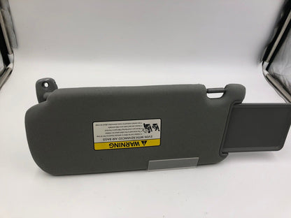 2011-2015 Kia Sorento Passenger Sun Visor Sunvisor Gray OEM C01B32027