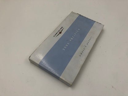 2005 Chrysler Pacifica Owners Manual Handbook with Case OEM C01B32028