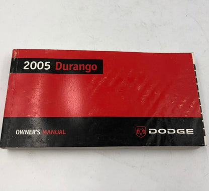 2005 Dodge Durango Owners Manual Handbook OEM C04B53065