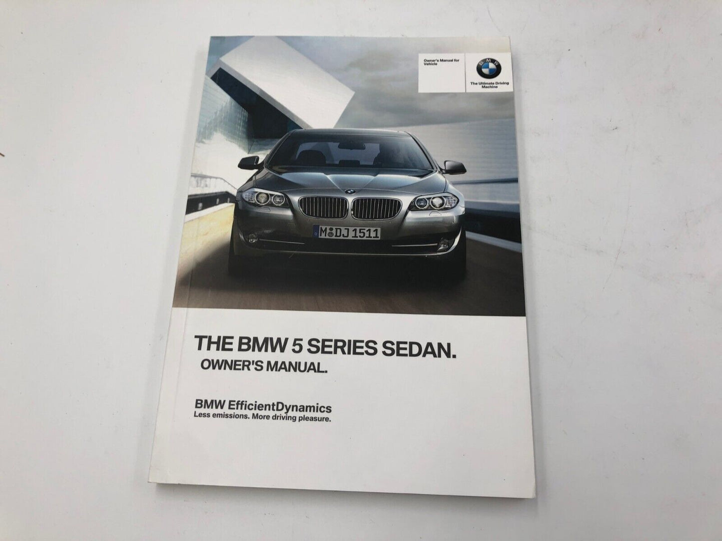 2013 BMW 5 Series Sedan Owners Manual Handbook Set with Case OEM C03B44031