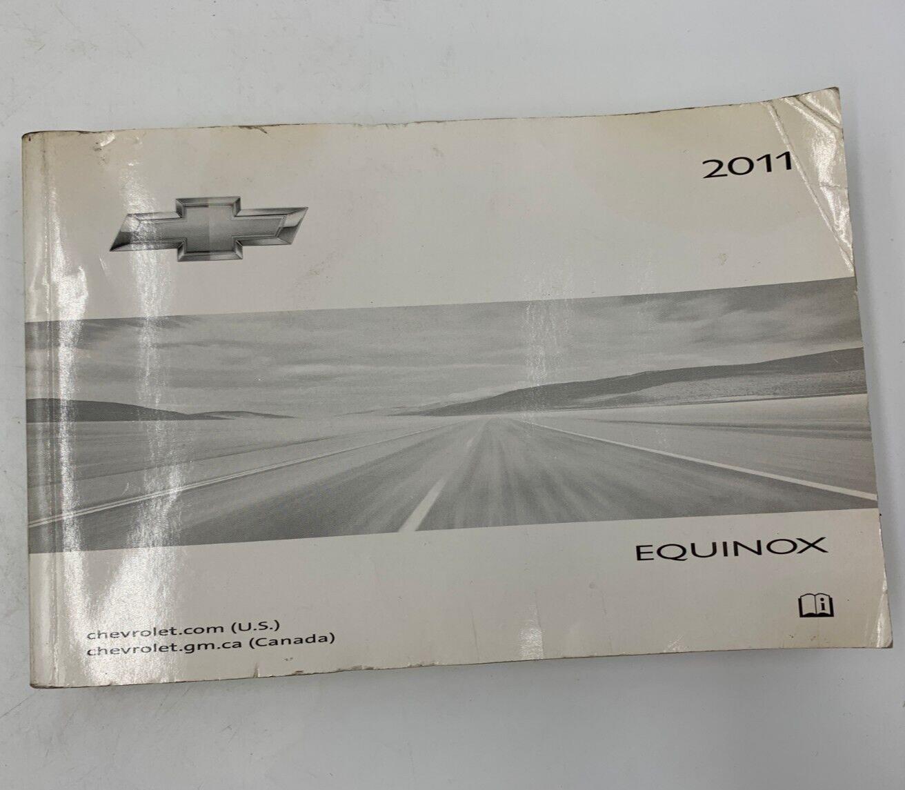 2011 Chevrolet Equinox Owners Manual Handbook OEM C02B52062