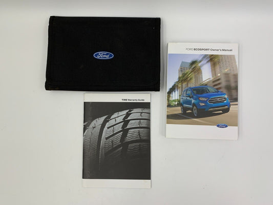 2020 Ford Ecosport Owners Manual Handbook Set with Case OEM D01B16058