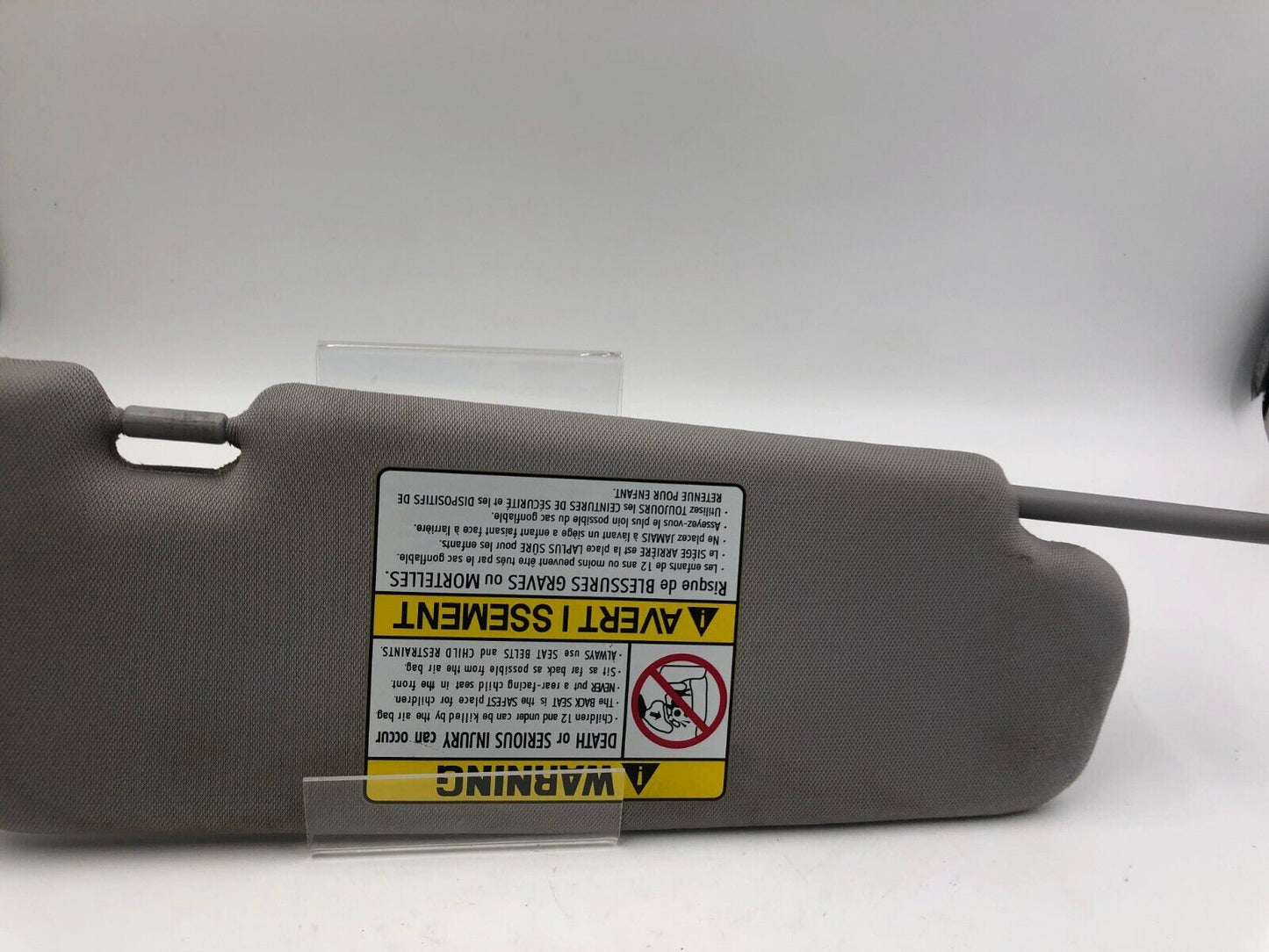 2011-2014 Hyundai Sonata Driver Sun Visor Sunvisor Gray Illuminated C04B56026