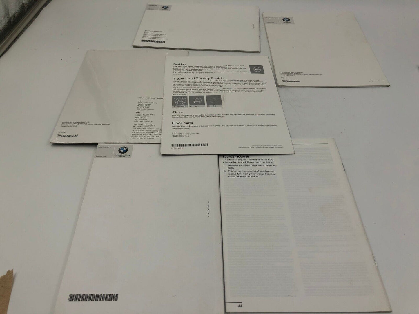 2014 BMW 3 Series Owners Manual Handbook Set with Case OEM C03B52056