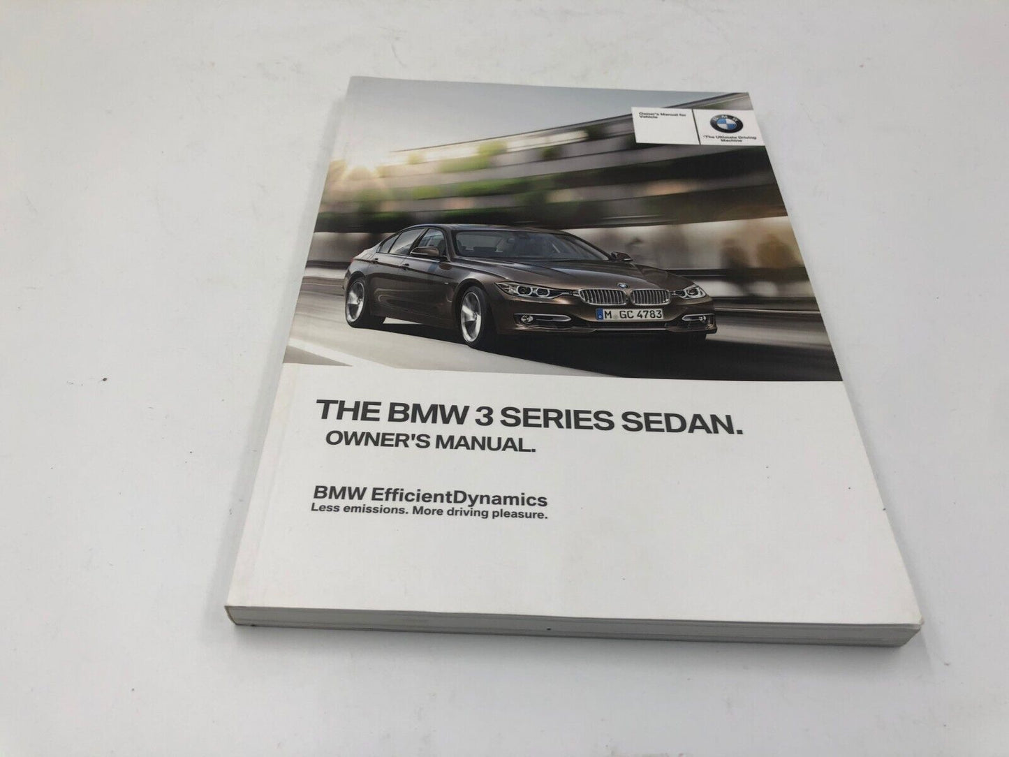 2014 BMW 3 Series Owners Manual Handbook Set with Case OEM C03B52056