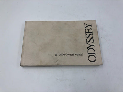 2000 Honda Odyssey Owners Manual Handbook OEM C04B50021